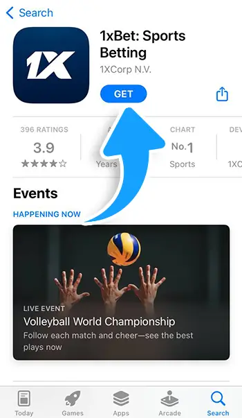 Step 4 - Tap the download icon
