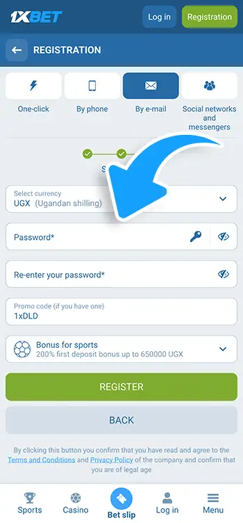 Step 5 - Create a secure account password