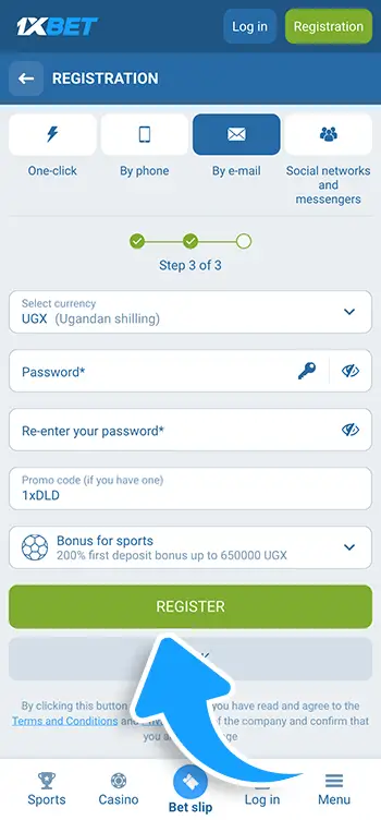 Step 7 - Review all entries and complete the registration process
