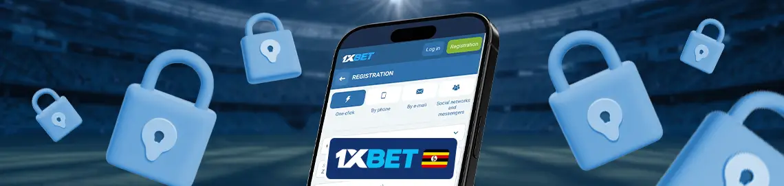1xBet account registration in Uganda