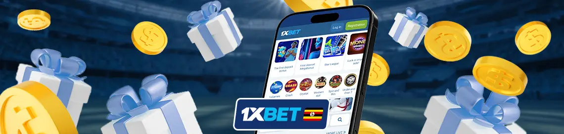 Bet with 1xBet bonuses in Uganda